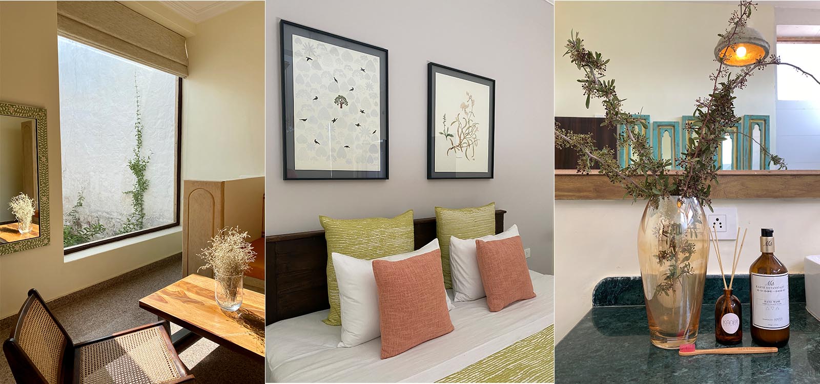 the 10 exclusive villas at Kaner are themed around the flowers of the Thar.