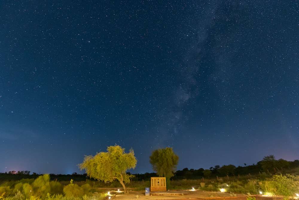 Samir, the co-founder, takes you on a journey full of stories and astronomy of the sky as visible from Kaner.